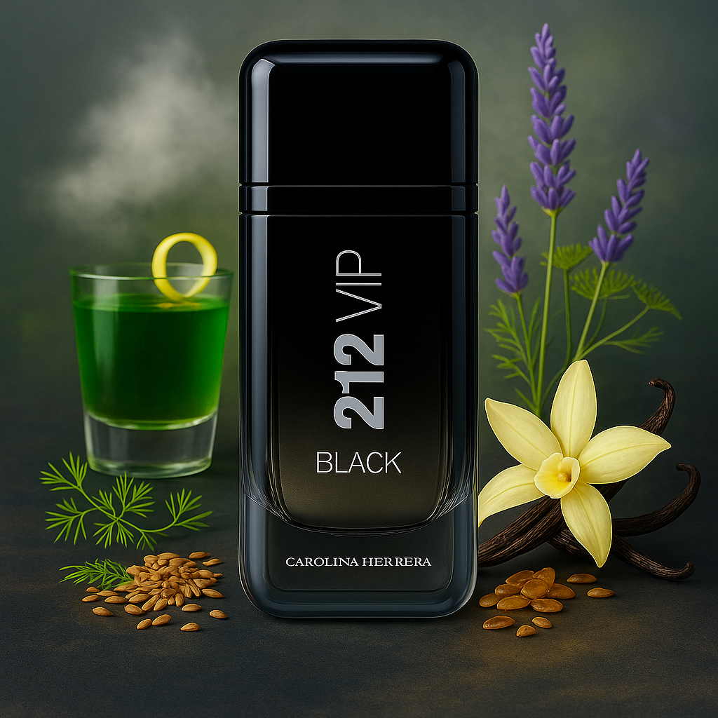 CAROLINA HERRERA 212 VIP BLACK EDP /H 3.4 OZ