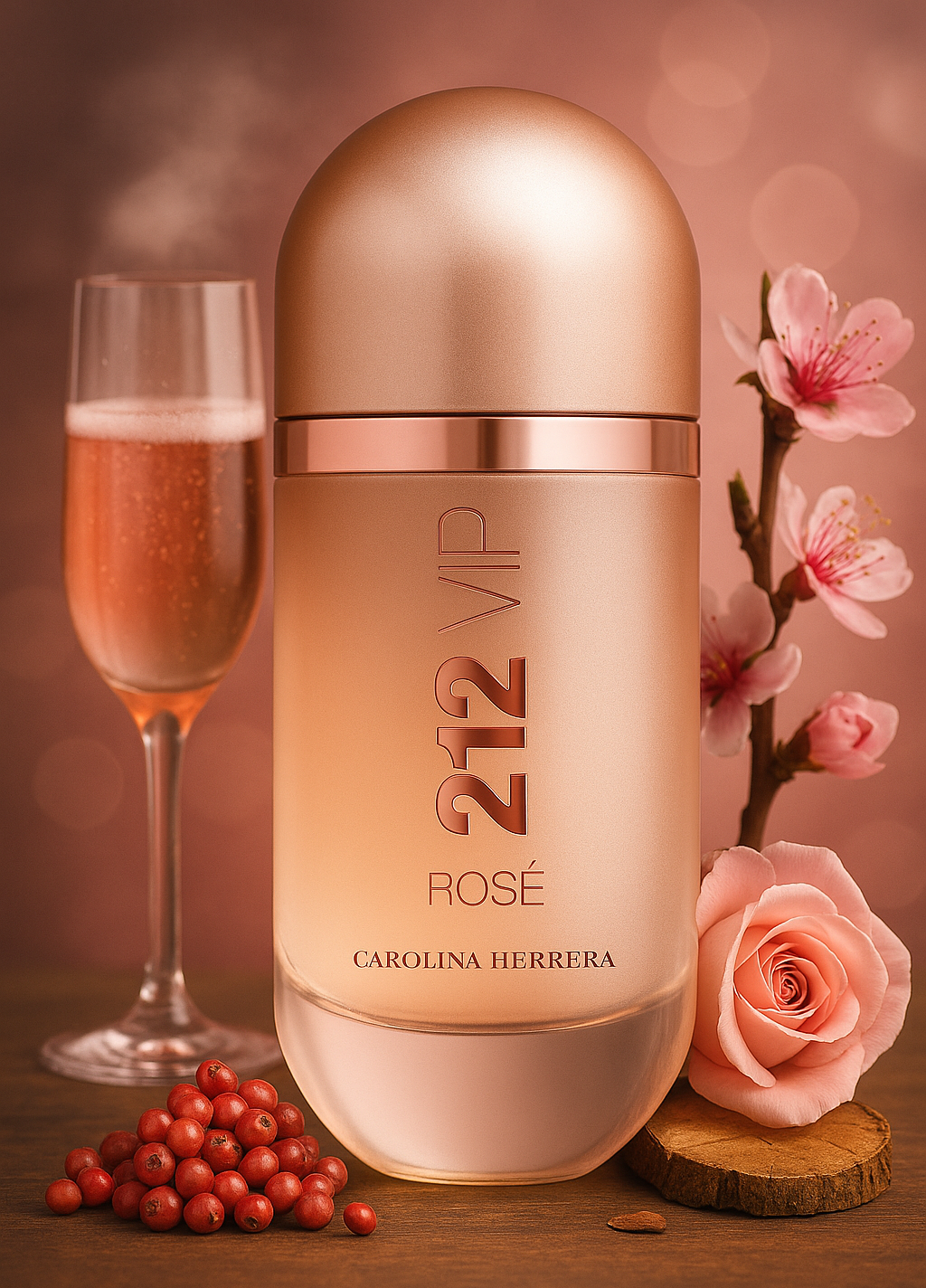 CAROLINA HERRERA 212 VIP ROSE EDP /D 2.7 OZ