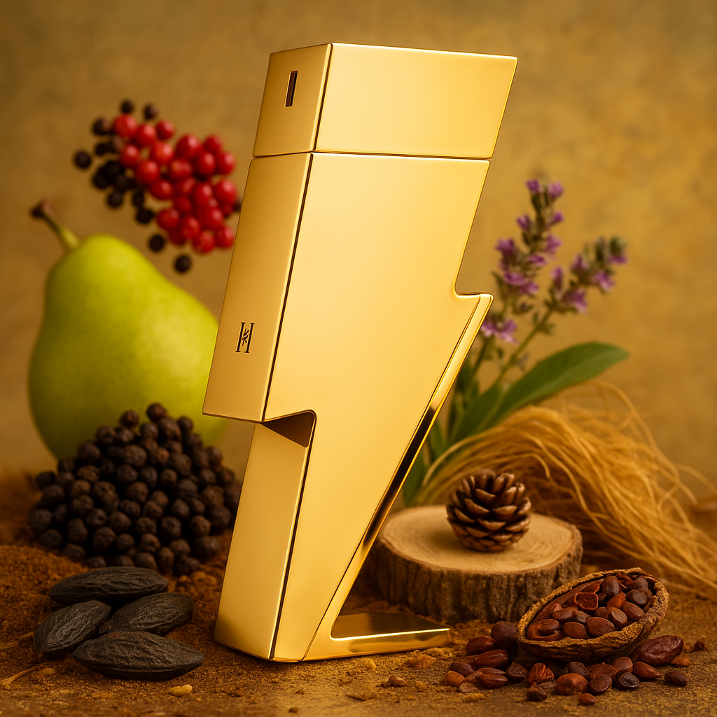CAROLINA HERRERA BAD BOY GOLD FANTASY EDT / H 3.4 OZ