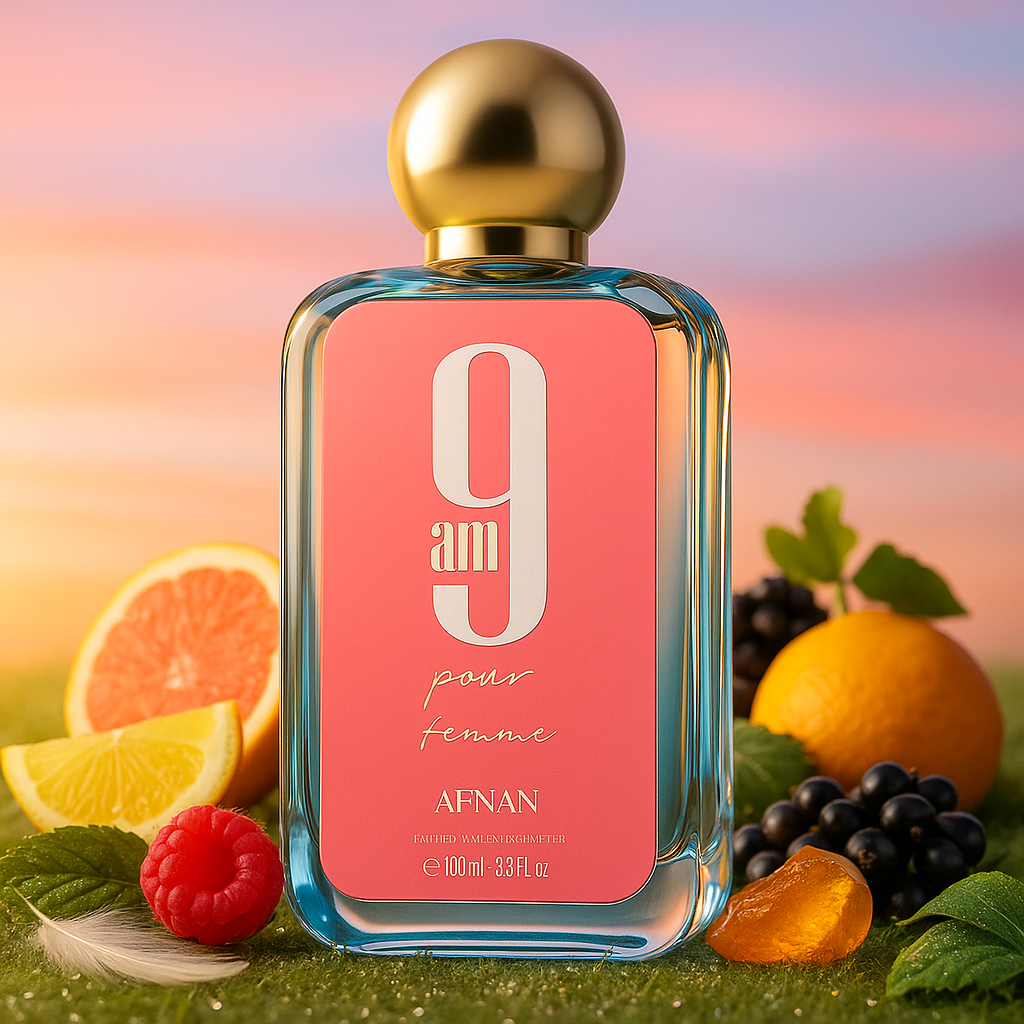 AFNAN 9 AM POUR FEMME EDP / D 3.4 OZ