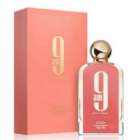 AFNAN 9 AM POUR FEMME EDP / D 3.4 OZ