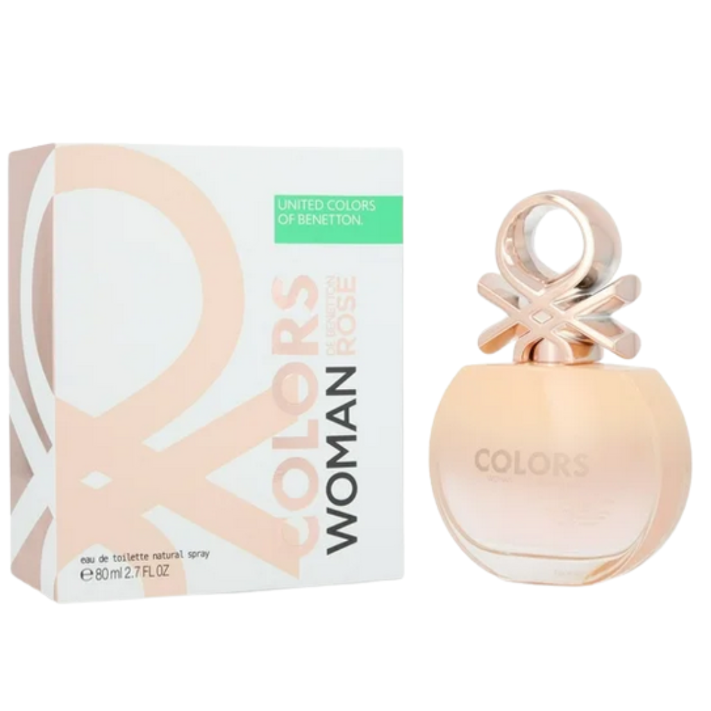BENETTON COLORS WOMAN ROSE EDT / D 2.7 OZ