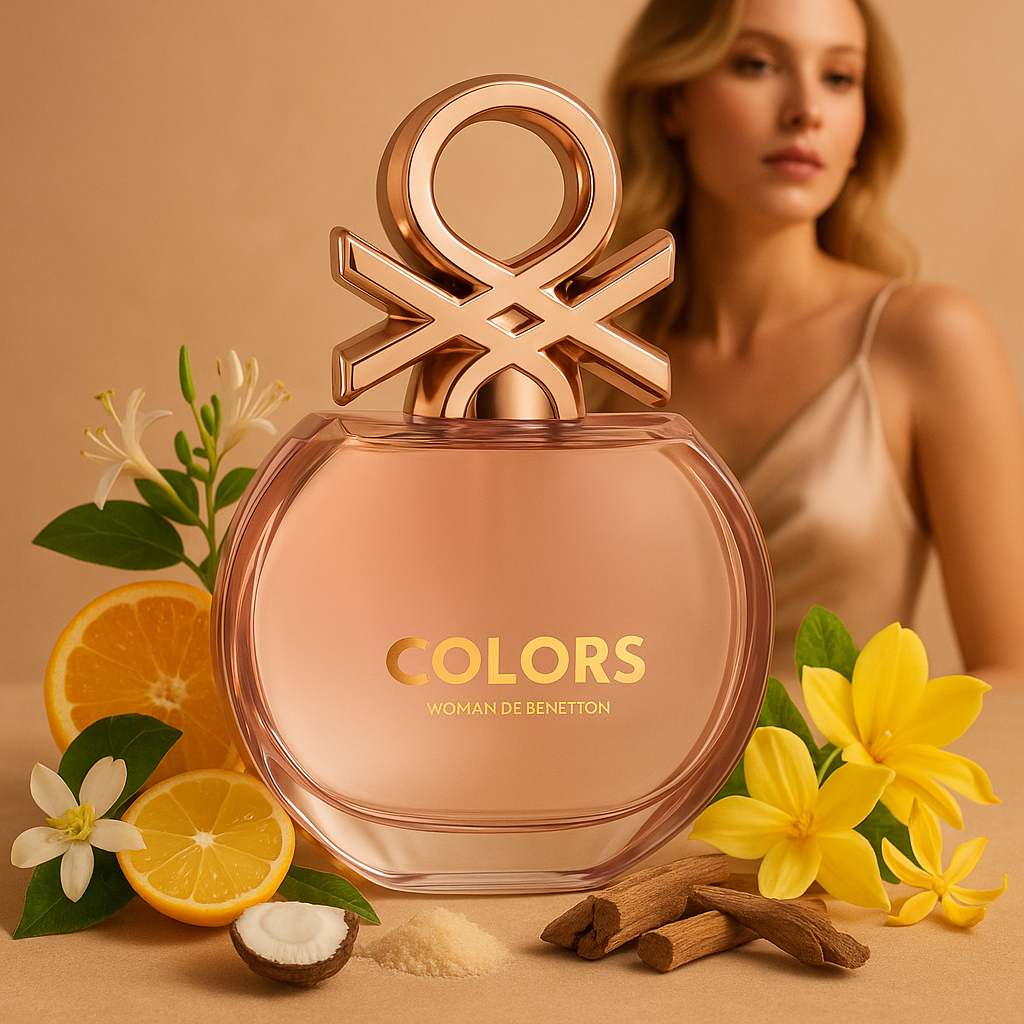 BENETTON COLORS WOMAN ROSE EDT / D 2.7 OZ