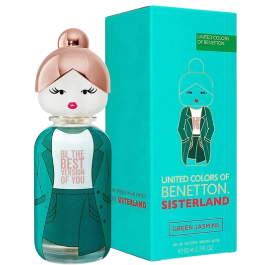 BENETTON SISTERLAND GREEN JASMINE EDT / D 2.7 OZ