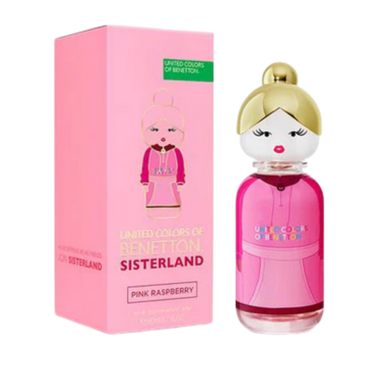BENETTON SISTERLAND PINK RASBERRY EDT / D 2.7 OZ