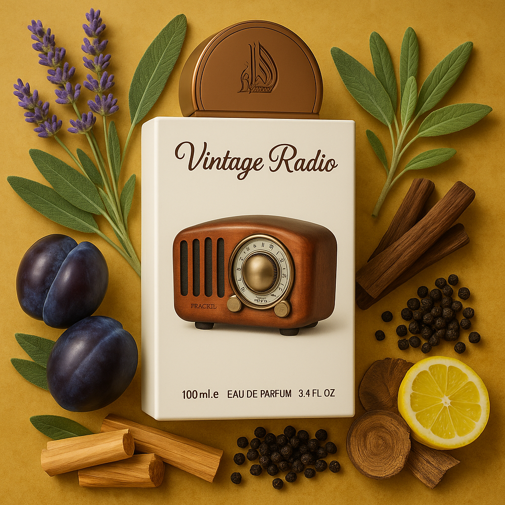 LATTAFA VINTAGE RADIO EDP / HYD 3.4 OZ