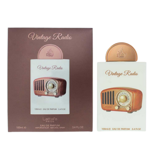 LATTAFA VINTAGE RADIO EDP / HYD 3.4 OZ